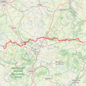 Chemin de Saint Michel (voie de Paris) 1ere partie GPS track, route, trail