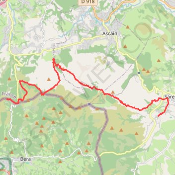 Bera Randonnée GPS track, route, trail