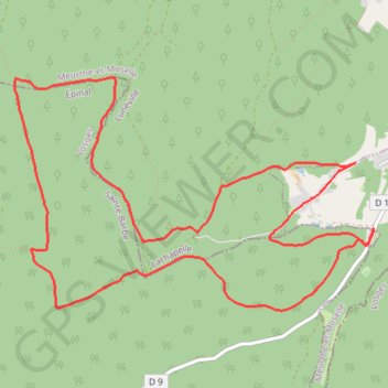 Maison forestière de Cénimont GPS track, route, trail
