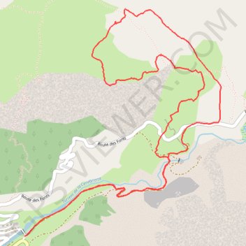 CRET Cervières Crête des Aittes GPS track, route, trail