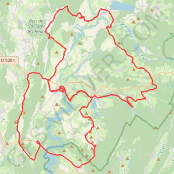 Le tour des lacs - Clairvaux-les-Lacs GPS track, route, trail