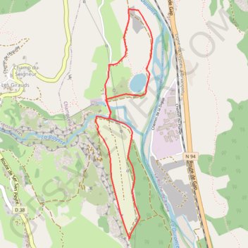 Circuit de Rame GPS track, route, trail