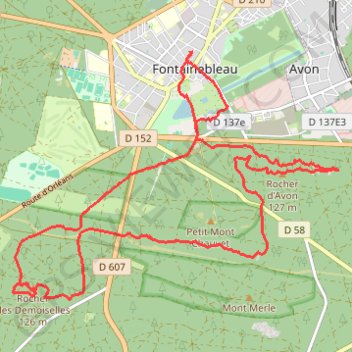 Denecourt GPS track, route, trail