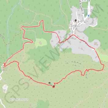 Chapelle Saint-Martin de Camélas GPS track, route, trail
