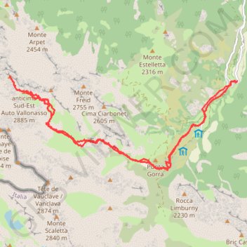Autovallonasso GPS track, route, trail