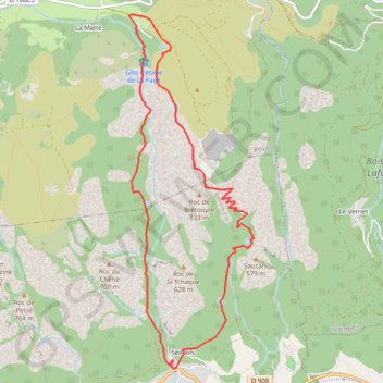 Gorges de Colombières GPS track, route, trail