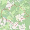 Saint Pierre de Frugie (24) Sentier des crêtes GPS track, route, trail