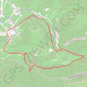 Gigondas-2022-5-1 GPS track, route, trail