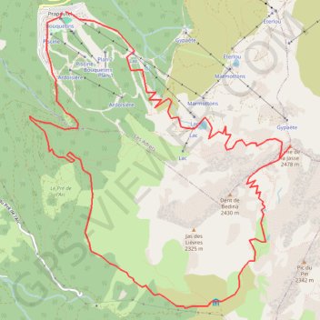 Cime de la Jasse GPS track, route, trail