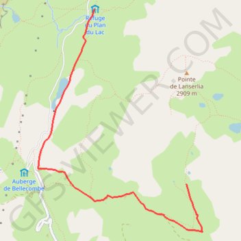 Col de Lanserlia GPS track, route, trail