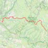 Route Entraygues Col de Bonnecombe jour 4 GPS track, route, trail