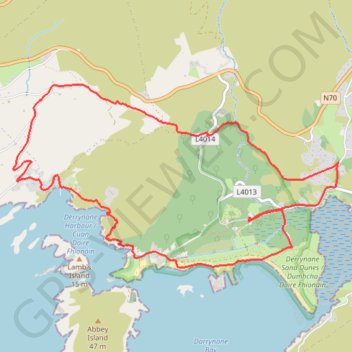 Derrynane National Park GPS track, route, trail