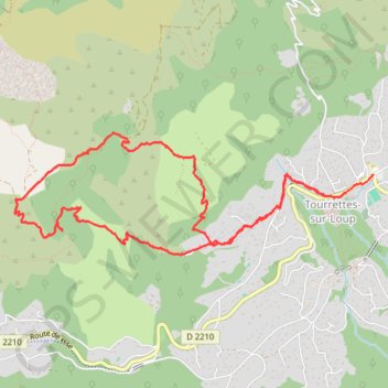 Randonnée du 10/11/2023 à 09:48 GPS track, route, trail