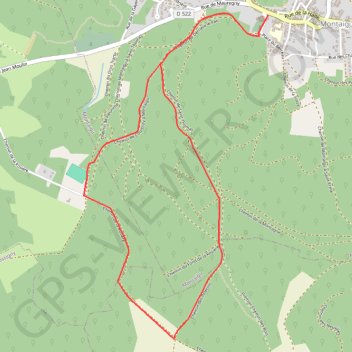La rosière GPS track, route, trail