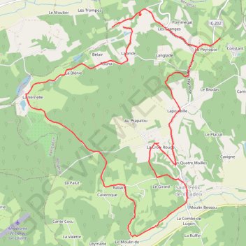 Saint-Félix de Villadeix GPS track, route, trail