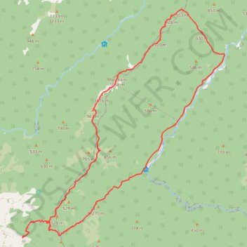 Marchant GPS track, route, trail