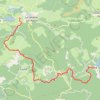 Grande Traversée de l'Hérault - itinéraire Nord - du Lac de Vésoles au Lac de la Raviège GPS track, route, trail
