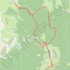 Sur les pentes du Pilat GPS track, route, trail