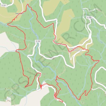 Autour de Saint-Jean GPS track, route, trail