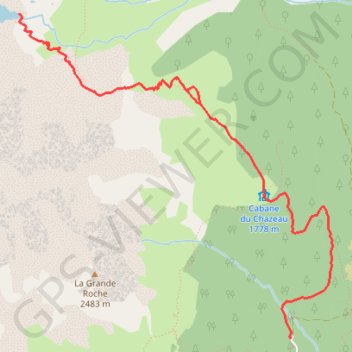 Le Lac de Belledonne GPS track, route, trail