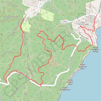 Petite randonnée Janas-Fabregas à la Seyne GPS track, route, trail