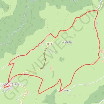 Le Vieux Chemin GPS track, route, trail