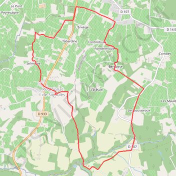 Boucle-de-Rouffignac-de-Sigoules-INSEE-24357 GPS track, route, trail
