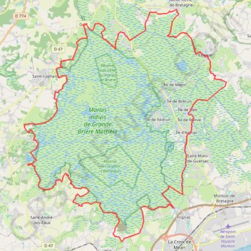 Tour de Brière - Montoir-de-Bretagne GPS track, route, trail