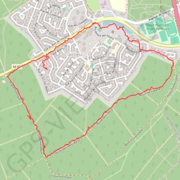 Clairlieu_2020-10-18 GPS track, route, trail