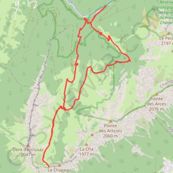 Col d'Arclusaz GPS track, route, trail