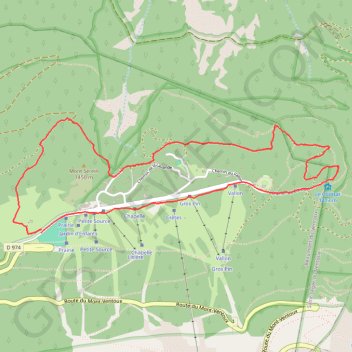 Sentier de découverte au Mont Serein GPS track, route, trail