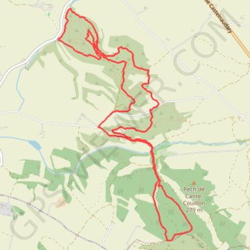 Les Communaux, Bois des Canonges GPS track, route, trail