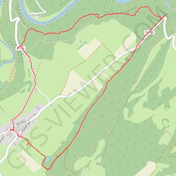 Lizine GPS track, route, trail
