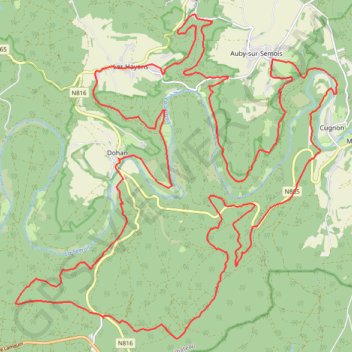 Randonnée des hayons GPS track, route, trail