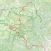 GR70 Chemin Stevenson De La Bastide-Puylaurent (Lozère) à Alès (Gard) GPS track, route, trail