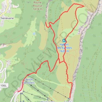 [Itinéraire] Le belvédère Vertiges des Cimes GPS track, route, trail