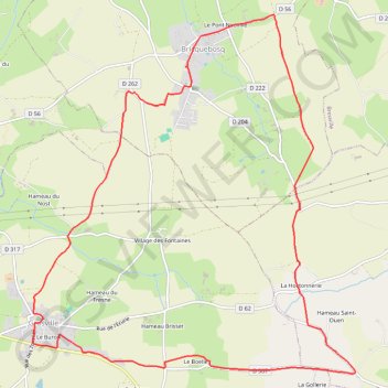 Bricquebosq (50340) GPS track, route, trail