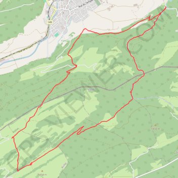 Les gorges de la Poëtta Raisse GPS track, route, trail
