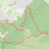 Taillades-Rocher de Baude-Vallon Brayette GPS track, route, trail