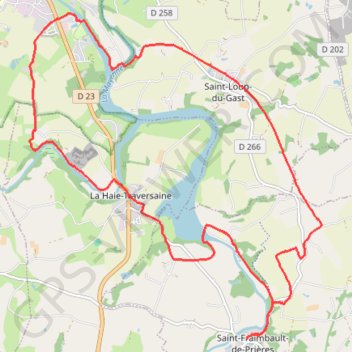 Saint-Fraimbault-19Km200 GPS track, route, trail