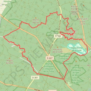 Fontainebleau La Solle GPS track, route, trail