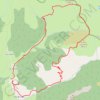 Mas Bourget, Gorges de Vallauris, Col de Jajène, Gorges des Amayères GPS track, route, trail