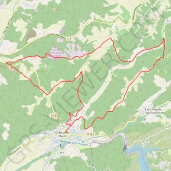 Les Arnavels GPS track, route, trail