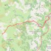Première étape possible sur le chemin de Saint-Guilhem GPS track, route, trail