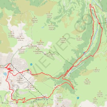 Pic du midi de Bigorre GPS track, route, trail