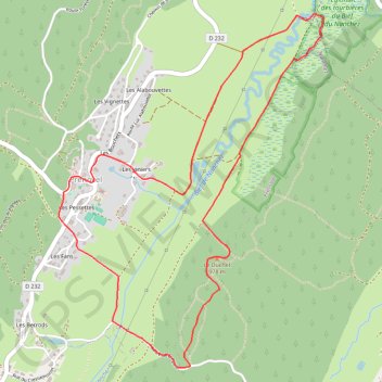 Prénovel - Tourbières GPS track, route, trail