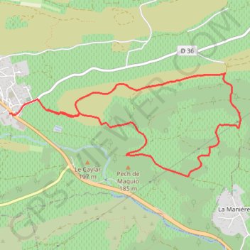 Cebazan (34) GPS track, route, trail