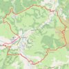 Piémont de Barétous en VTT GPS track, route, trail
