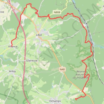 Bivouac du Bané - Villance GPS track, route, trail