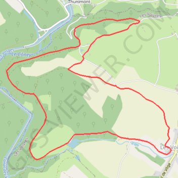 Chemins du Cœur des Vosges - La Chèvre GPS track, route, trail